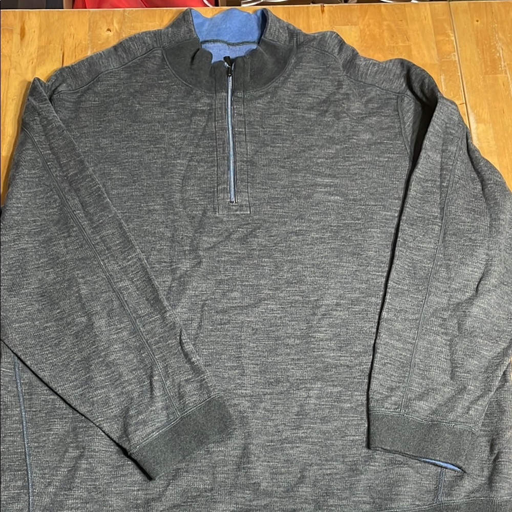 Tommy Bahama flipshore half zip sweater